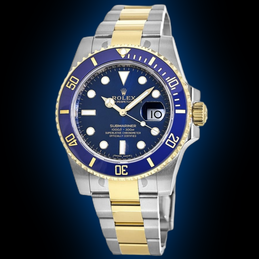 Rolex Submariner 116613 Blue Dial, Yellow Gold, mm, Automatic