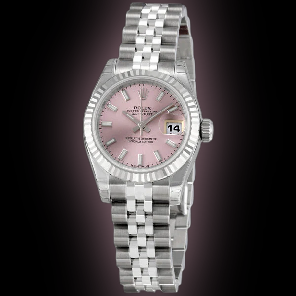 Rolex Lady-Datejust 26 179174 Pink Dial, Stainless Steel