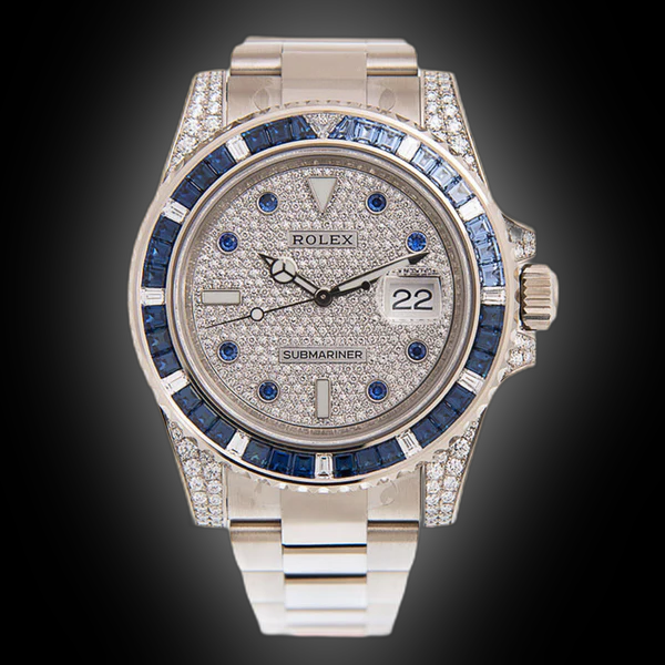 Rolex Submariner 116659 Blue Dial, 18kt White Gold, Chronograph