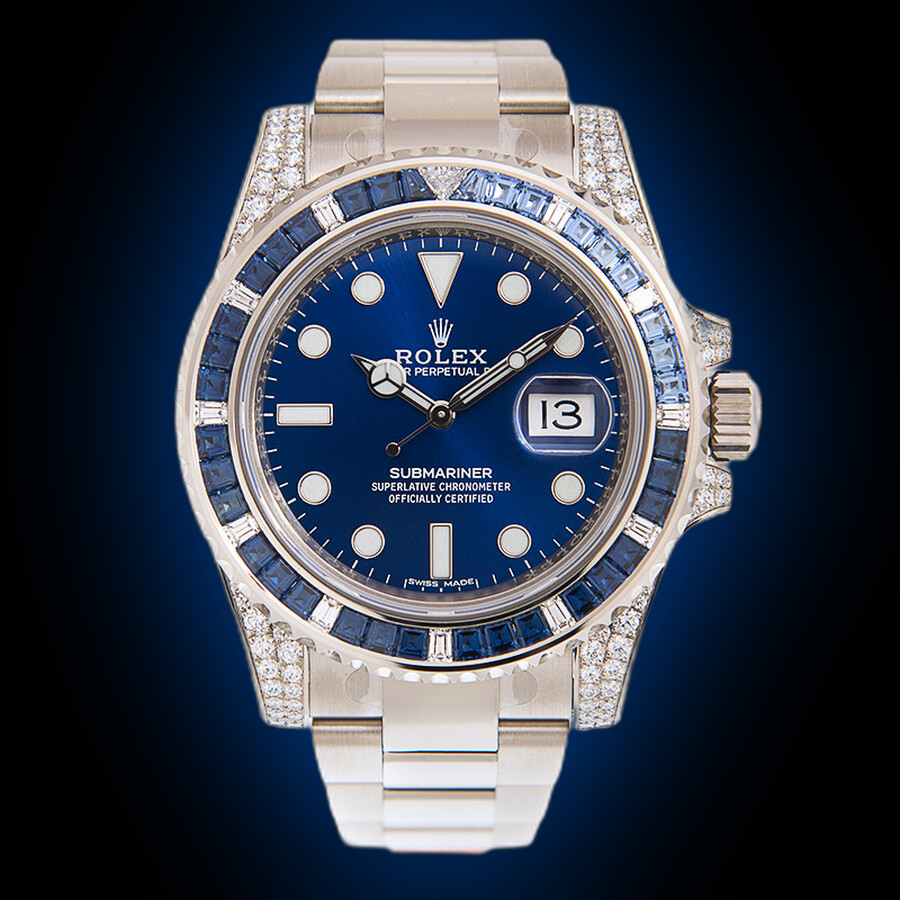 Rolex Submariner 116659 Blue Dial, 18kt White Gold, Chronograph