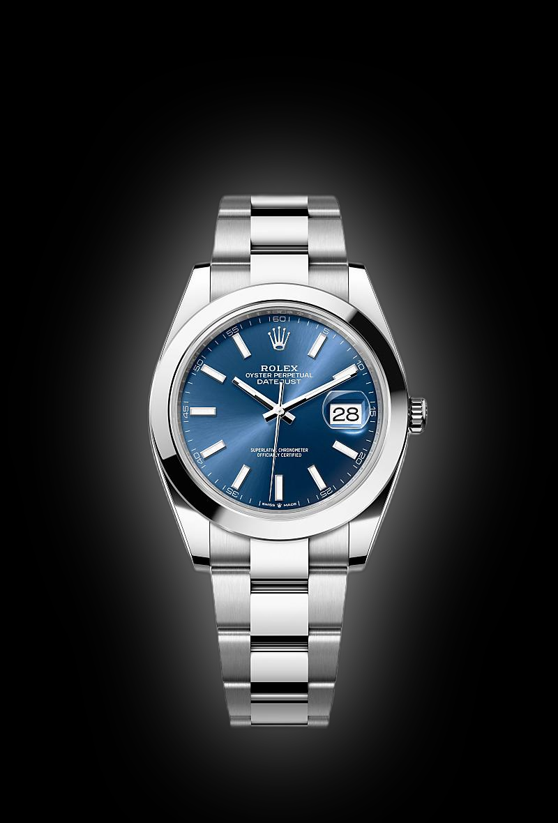 Rolex Datejust 41 126300 Bright Blue Dial, Oystersteel, mm