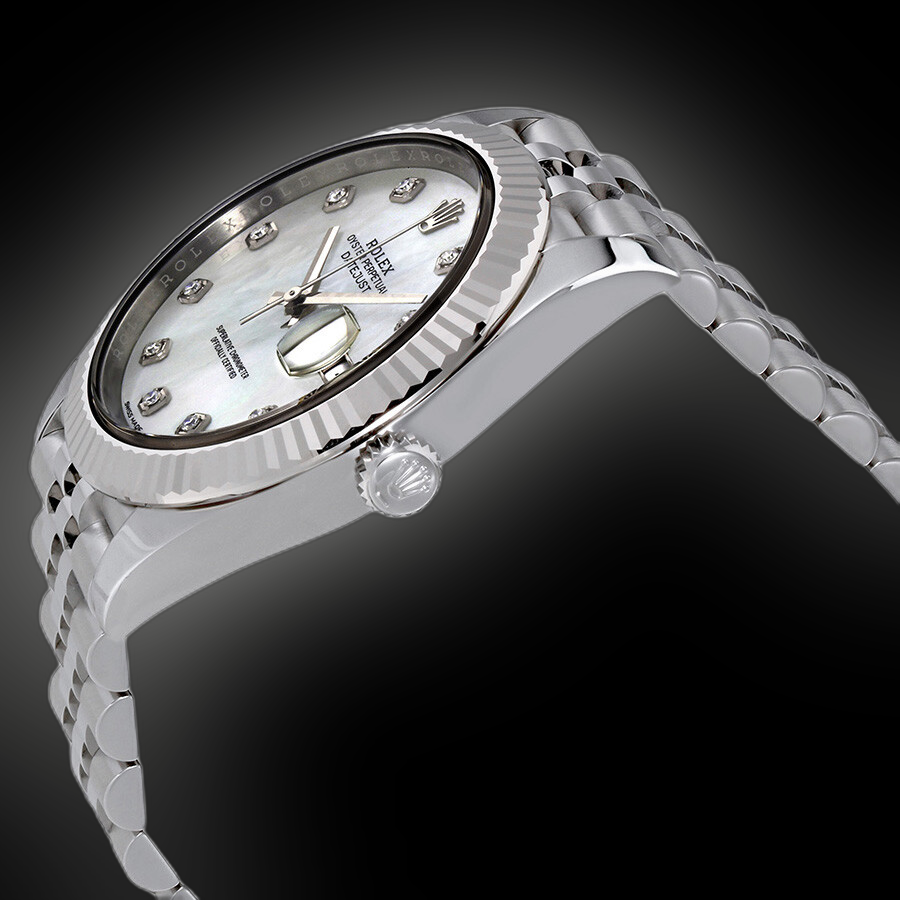 たゆたう Rolex Datejust 126334 White Mother of Pearl Dial, 41.0 mm
