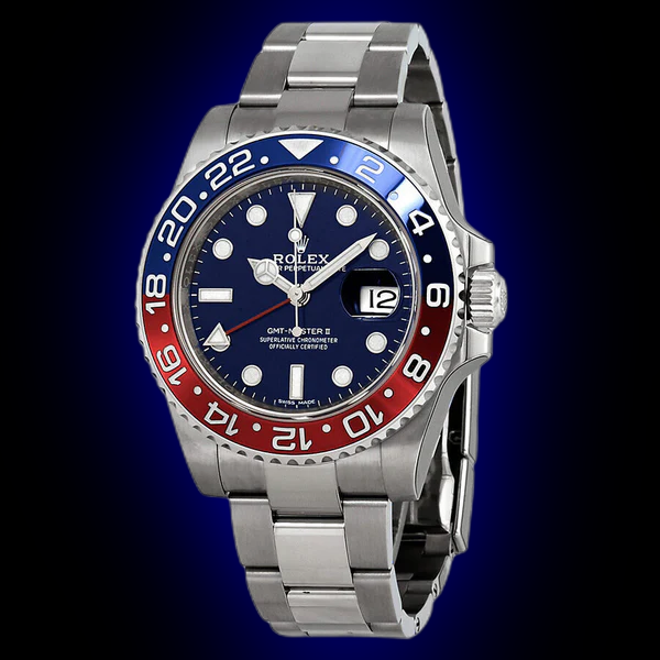 White Gold Rolex Blue And Red Bezel Submariner Rolex Submariner