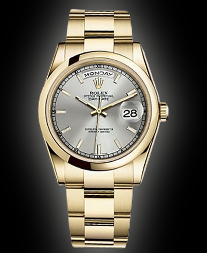 Luu です。 Rolex Day-Date 118208 White Dial 18k Yellow Gold 36mm