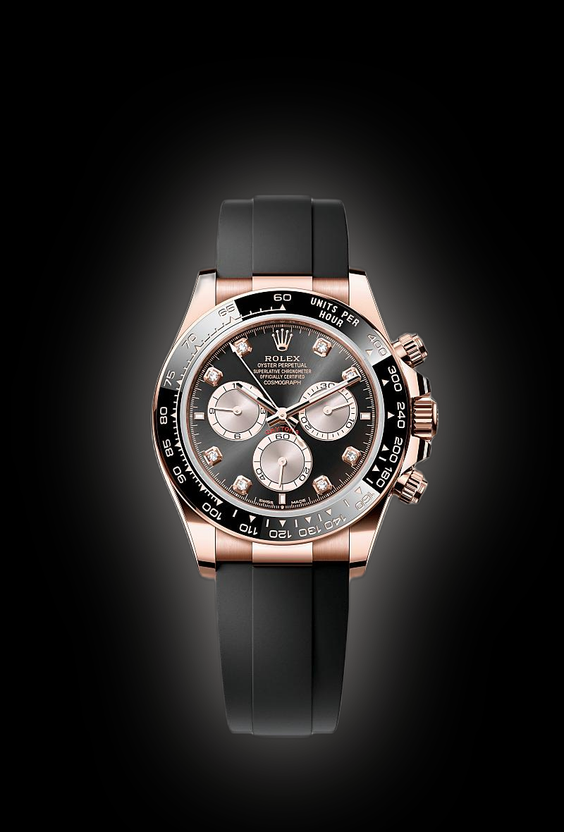 Rolex Cosmograph Daytona 40 126515 Bright Black Dial, 18 kt