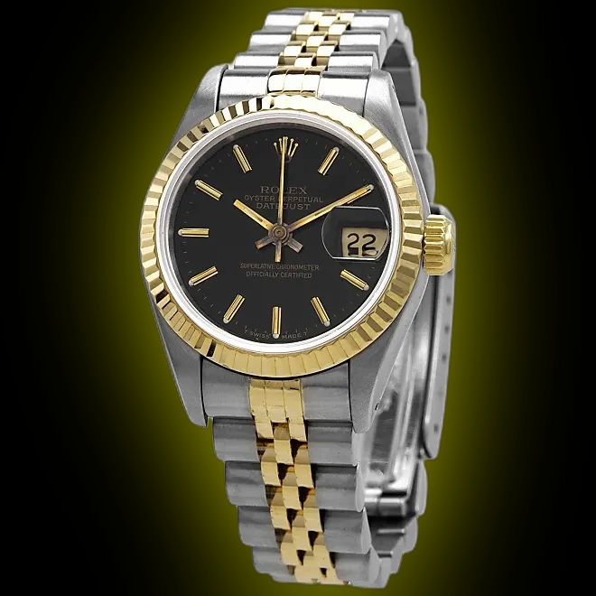 Rolex Datejust 69173 Black Dial, Stainless Steel, Automatic