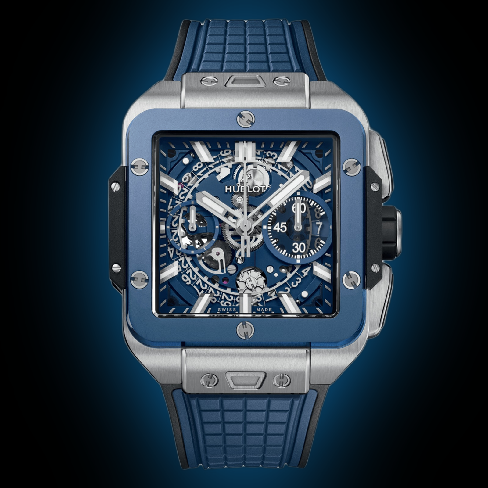 Hublot Watch Sapphire Blue Hublot Big Bang Integrated Tourbillon