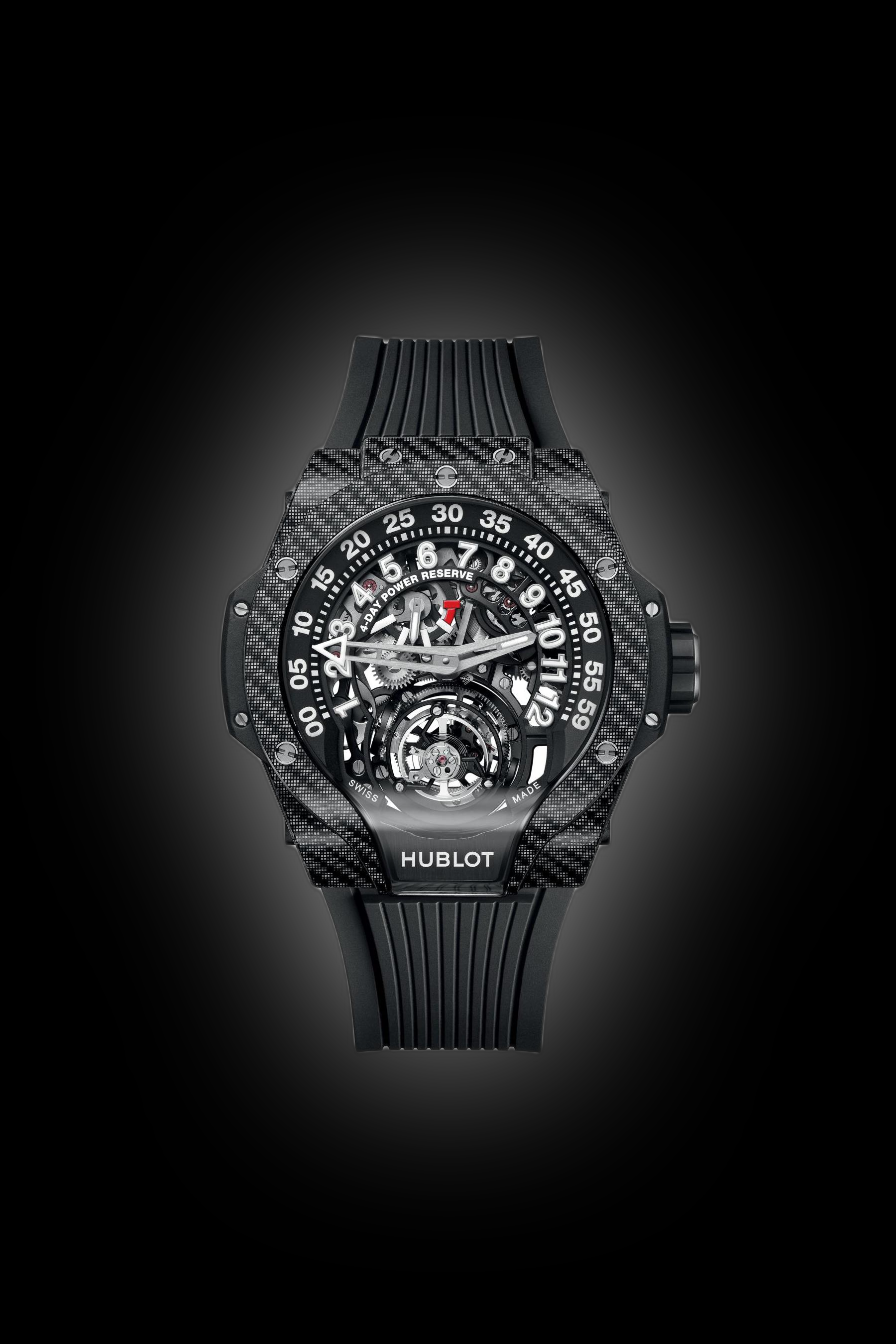 BIGBANG T.O.P ポラロイド Hublot MP 13 913.YT Matte Black Dial, 44.0 mm, MP-13, Tourbillon