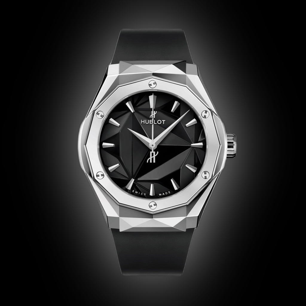 Hublot Classic Fusion Black Dial, Polished Titanium,