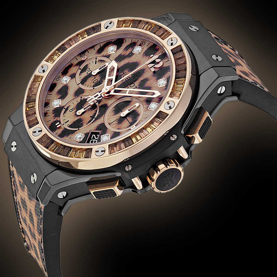 Hublot Big Bang 341.CP Leopard Dial, Black Ceramic, 41.0 mm