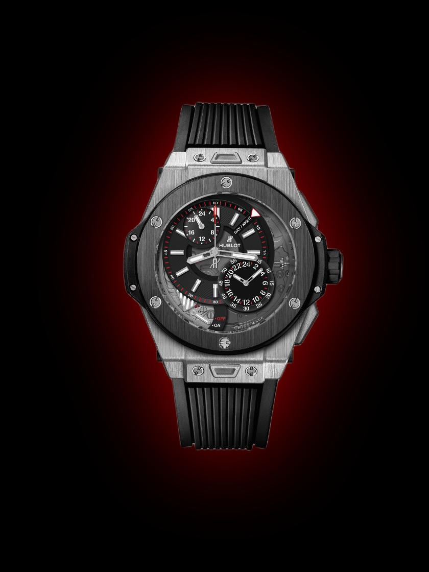 Hublot Big Bang 403.NM Black Dial, Titanium, 45.0 mm, Alarm