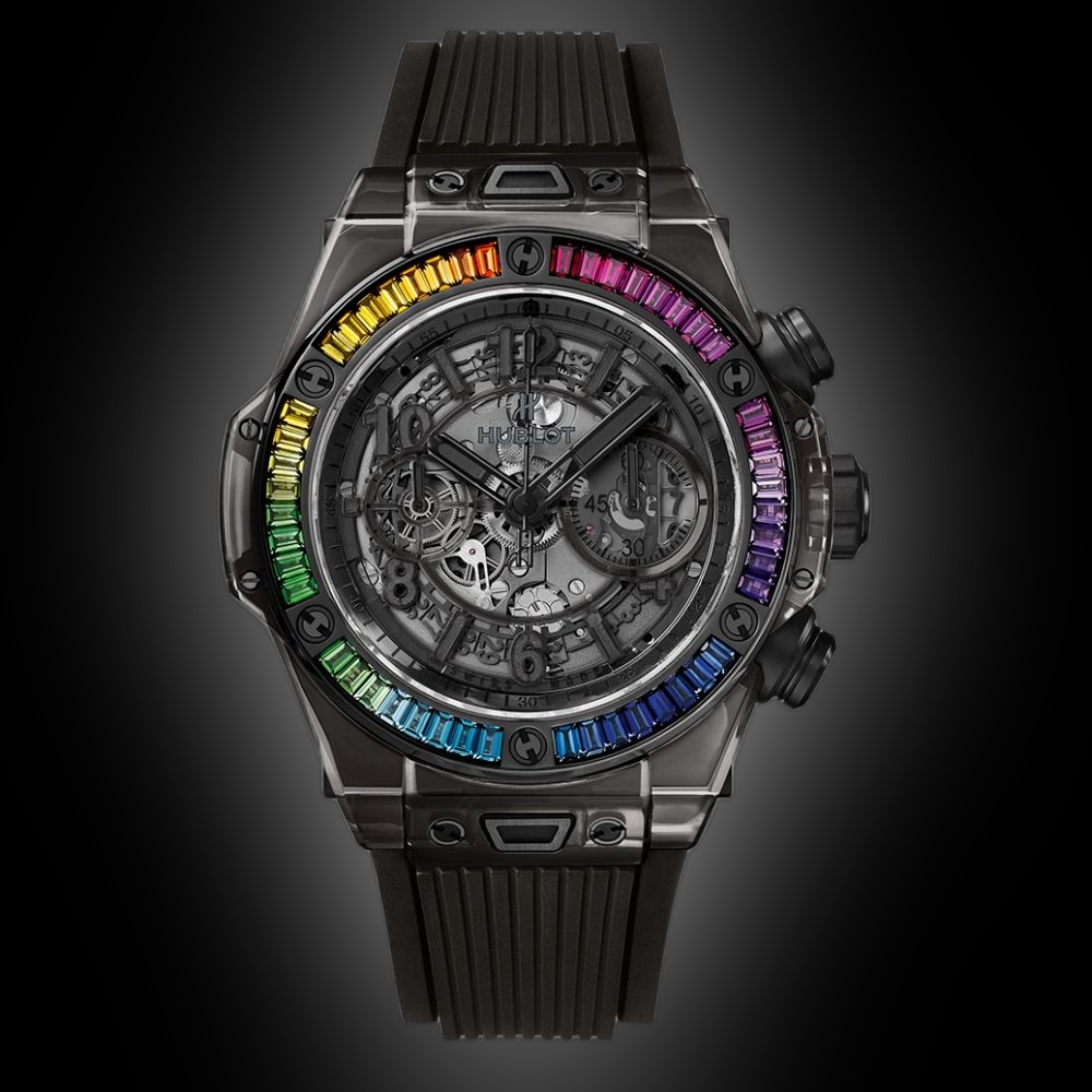 Hublot Big Bang Unico 411.JB Black Dial, Sapphire Crystal