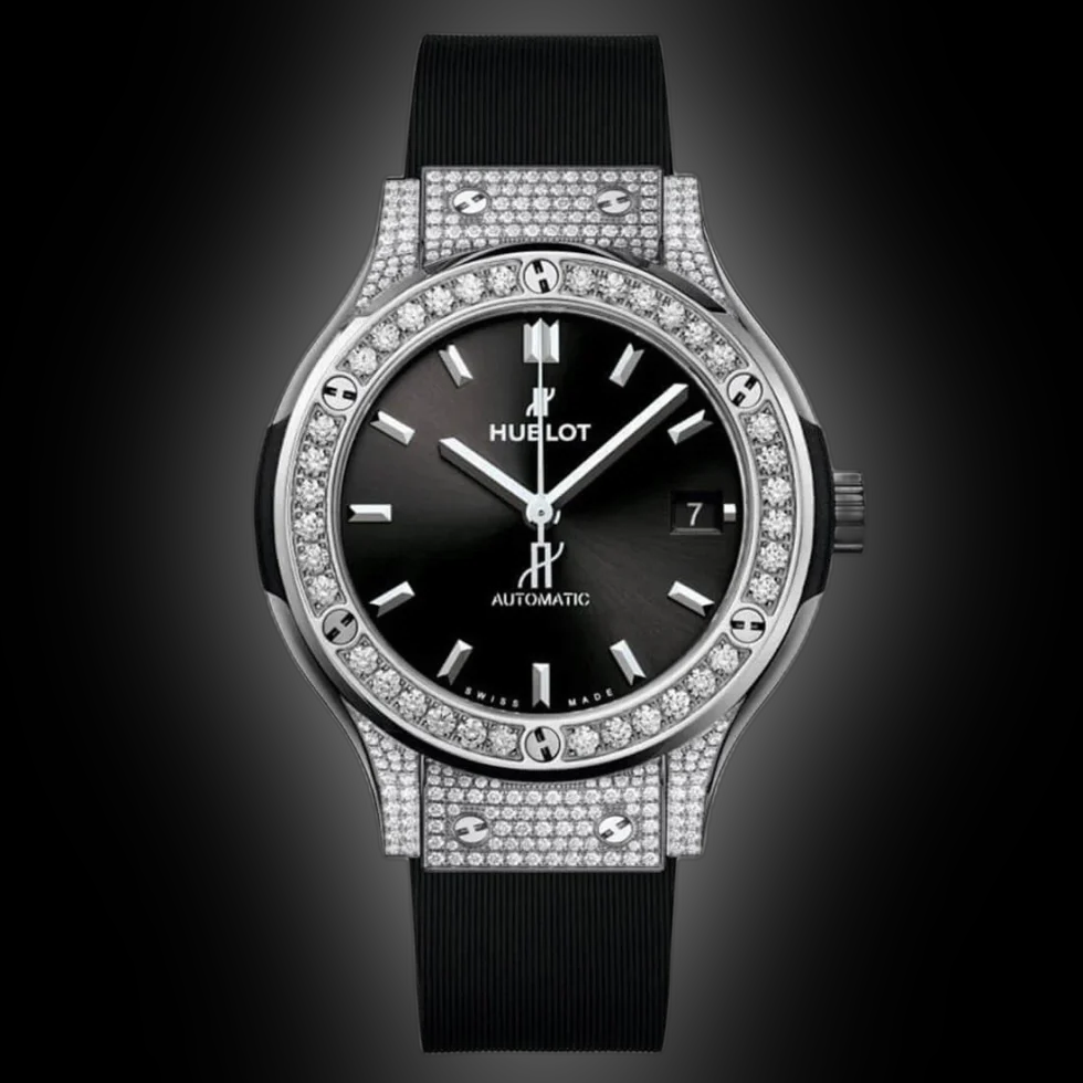 Hublot Classic Fusion 565.NX Black Dial, Titanium, Self Winding