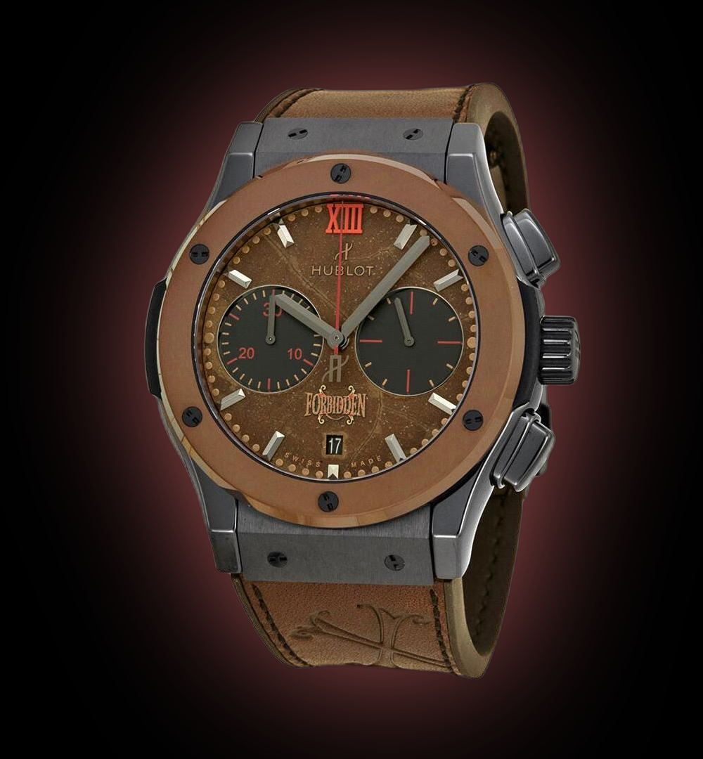 Hublot Classic Fusion 521.CC Tobacco Dial, Black Ceramic