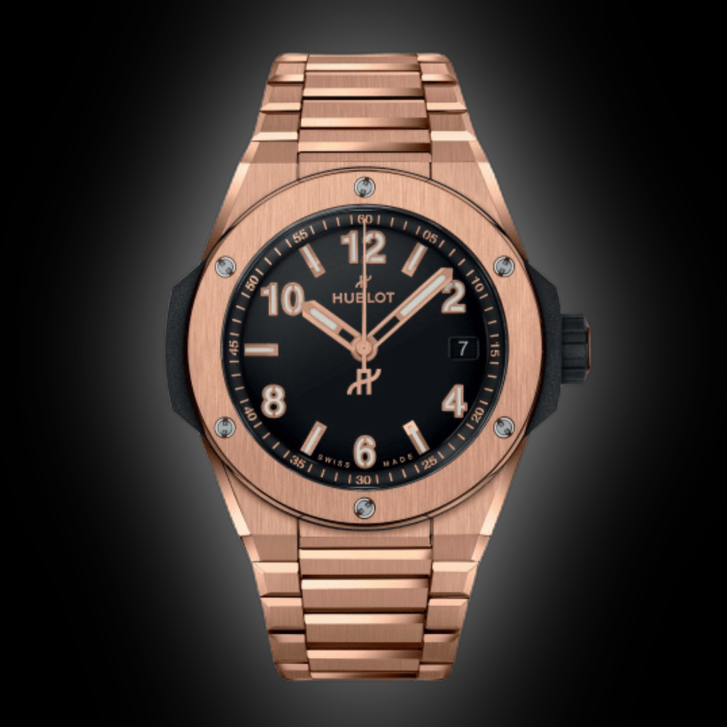 Hublot Big Bang 38 457.OX Black Dial, 18K King Gold, 38.0 mm