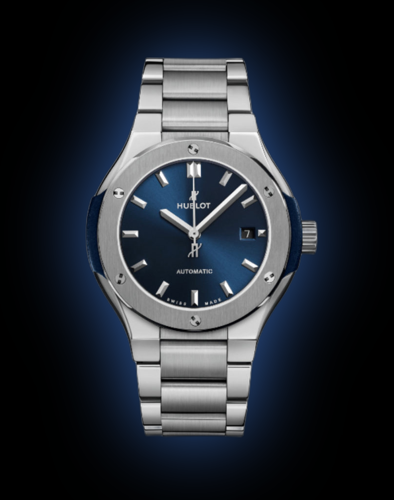 Hublot Classic Fusion Opalin White Dial, Titanium, mm