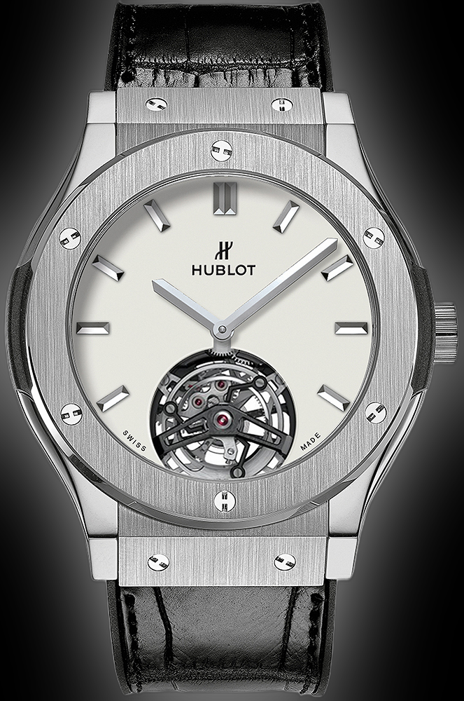 レンズ(単焦点) HUBLOT Hublot Classic Fusion 505.NX White Dial, Titanium, 45.0 mm