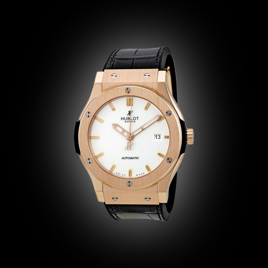 Hublot Classic Fusion Opaline Dial, 18kt Rose Gold, mm