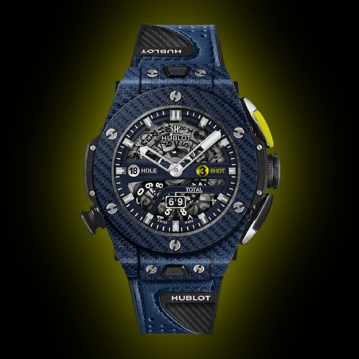 ①こはる　unico Hublot Exclusives 416.YL Skeleton Dial, Carbon Fiber, 45.0