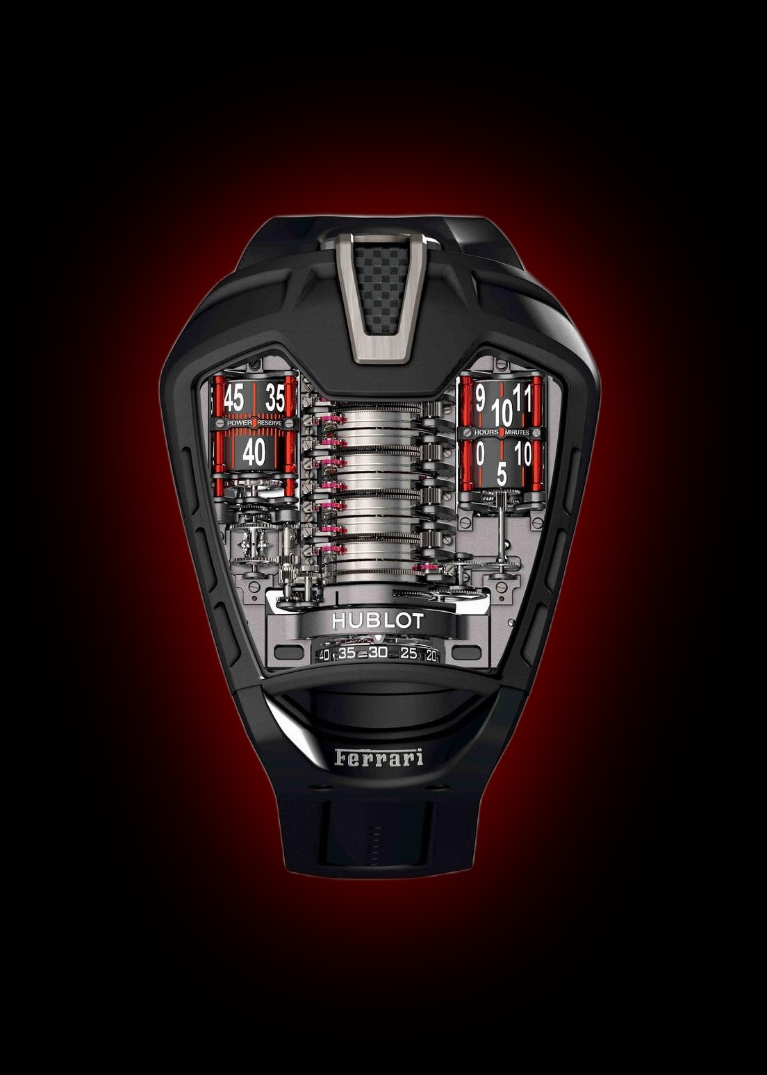 Hublot MP 05 905.ND Skeleton Dial, Black Titanium, 46.0 mm, Laferrari