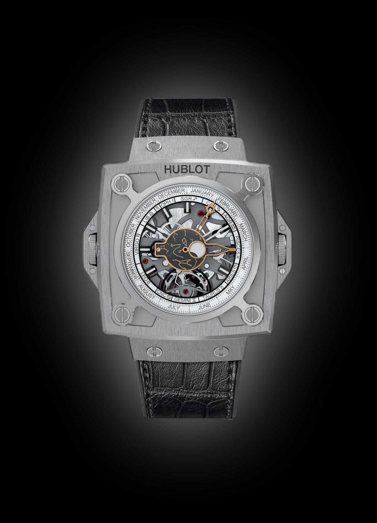 Hublot MP 08 908.NX Skeleton Dial, Titanium, 35.2 mm, Antikythera