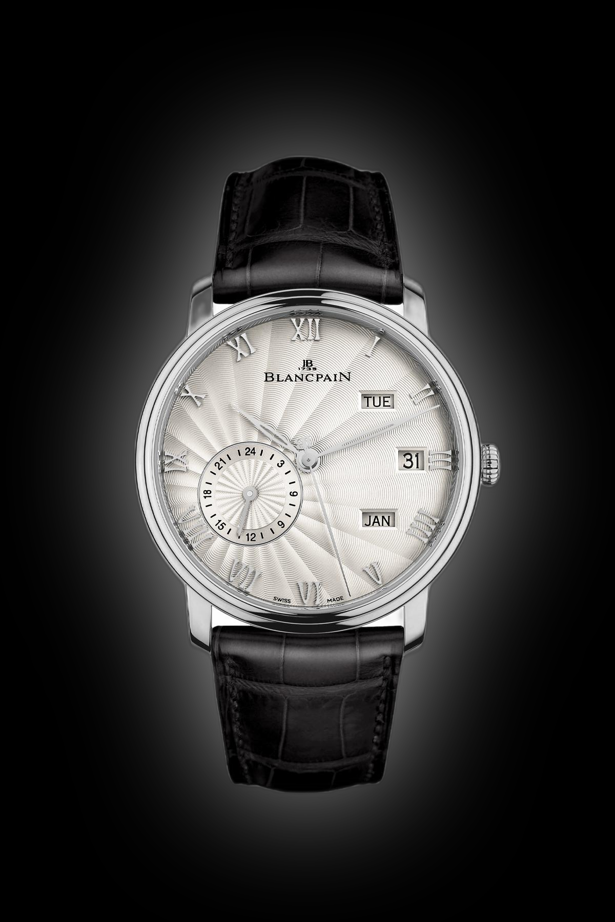 Blancpain Villeret 6670 Opaline Dial White Gold 40 0 Mm Annual Calendar