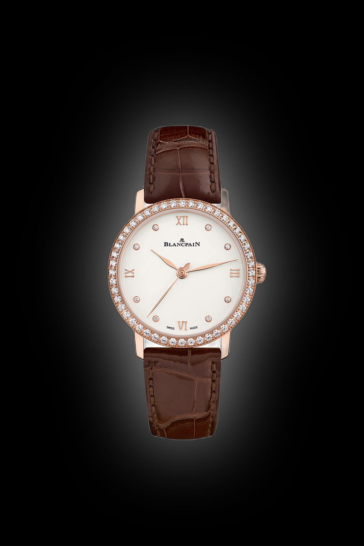 Blancpain Villeret Ultraplate 6104 Opaline Dial, Red Gold, 29.2 mm