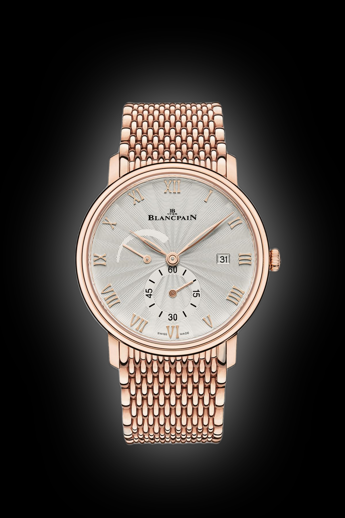 Blancpain Villeret Ultraplate 6606 Opaline Dial, Red Gold, 40.0 mm