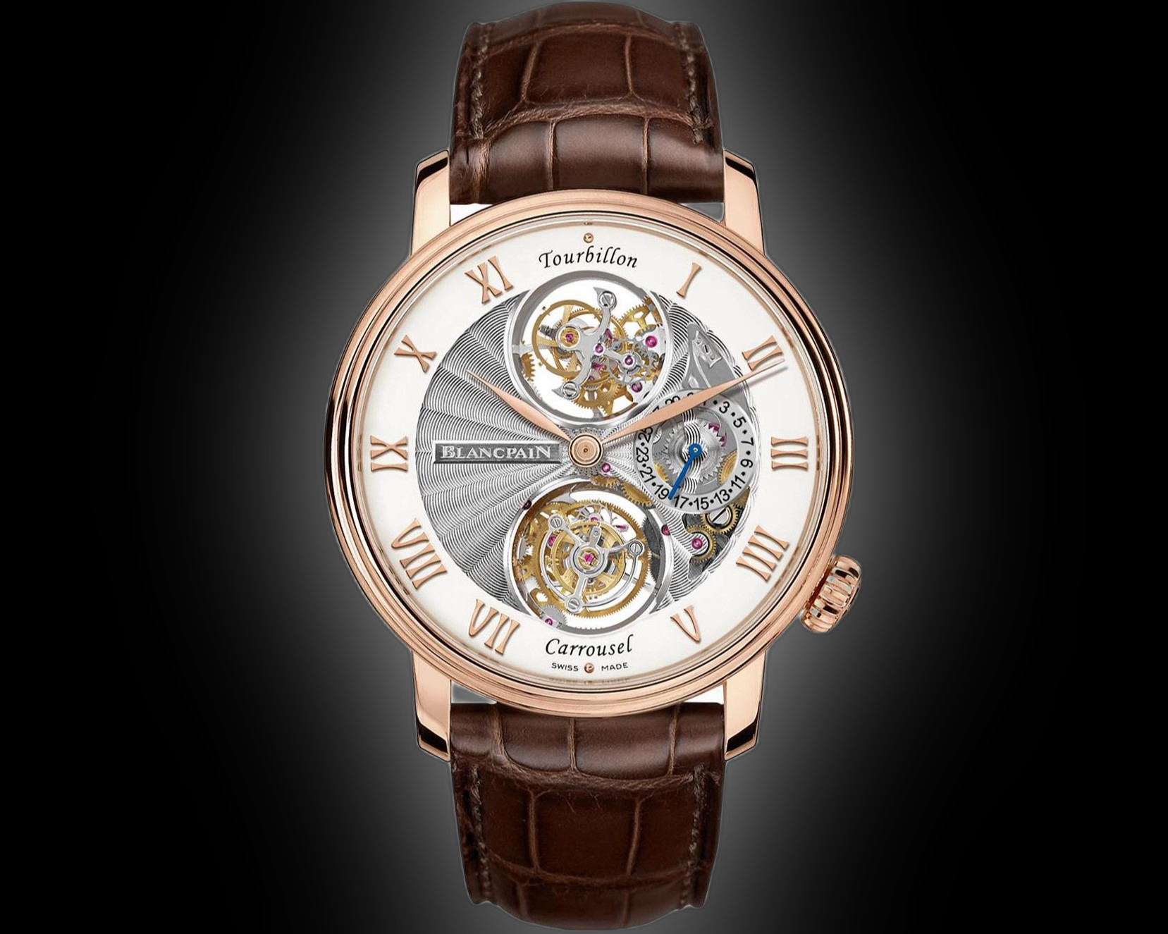 Blancpain Villeret 2322 White Dial, Red Gold, mm, Tourbillon