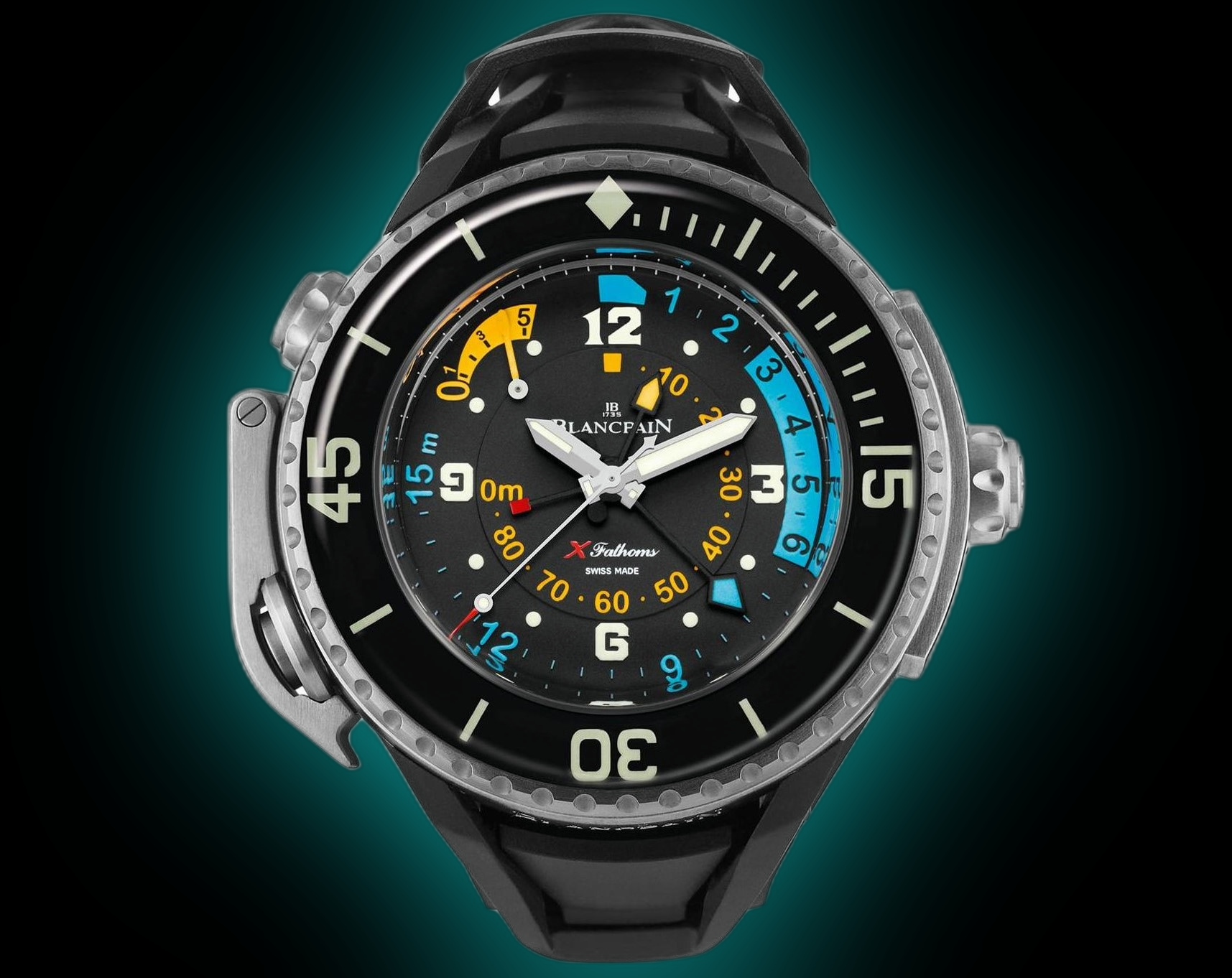 Blancpain Fifty Fathoms 5018 Black Dial, Titanium, 55.6 mm, Self