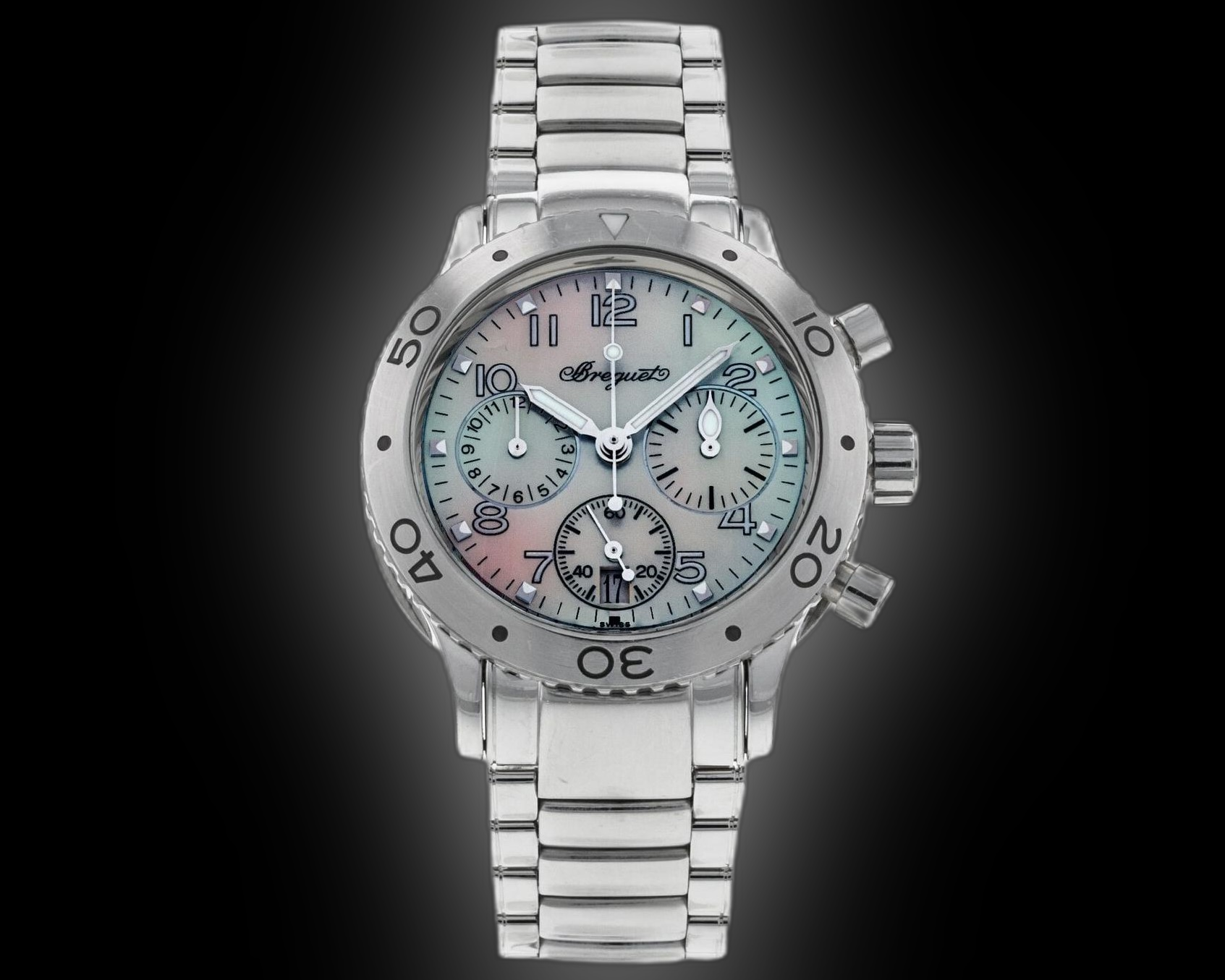 Breguet Type XX 4820ST Mother of Pearl Dial, Stainless Steel