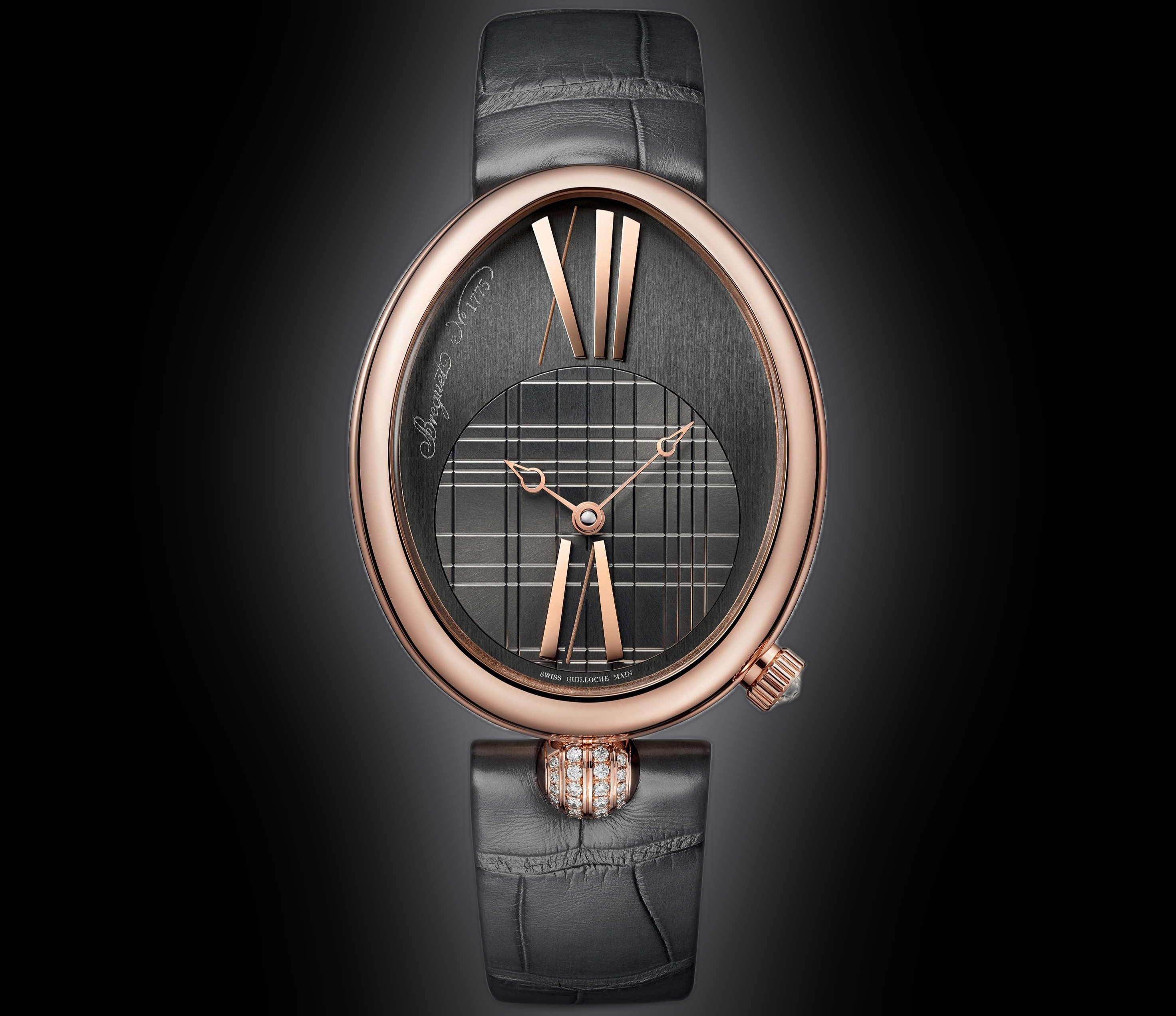 Breguet Reine de Naples 8968 Grey Dial, Rose Gold, Self Winding