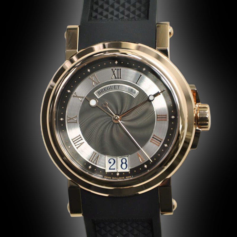 Breguet Marine 5817BR Black Dial, 18kt Rose Gold, Automatic