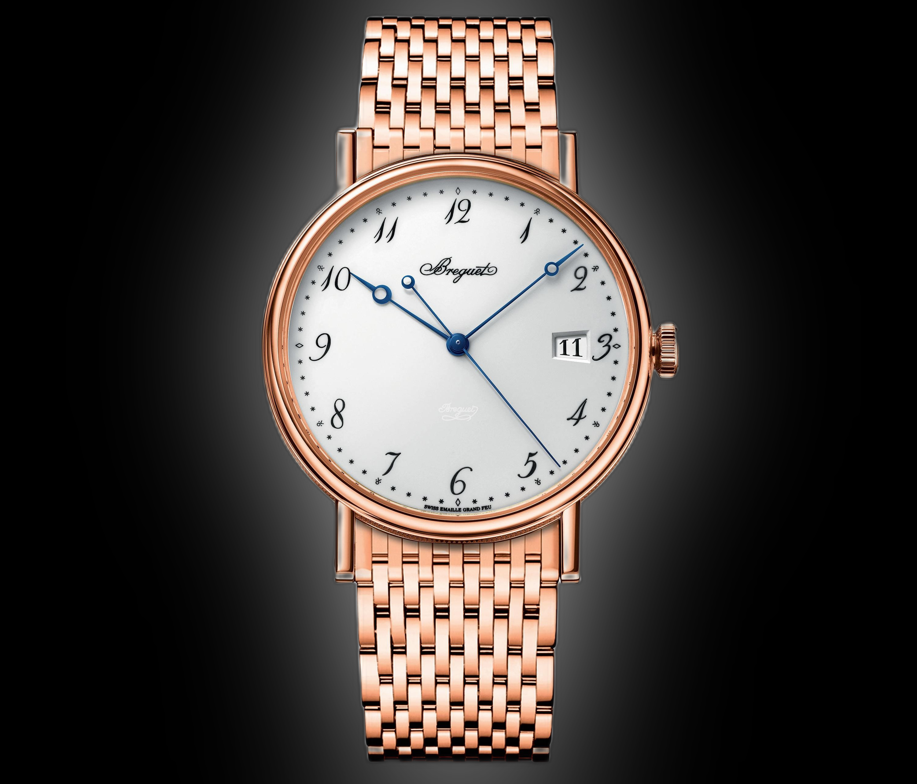 Breguet Classique 5177 Grand Feu Dial, White Gold, 38.0 mm, Self Winding