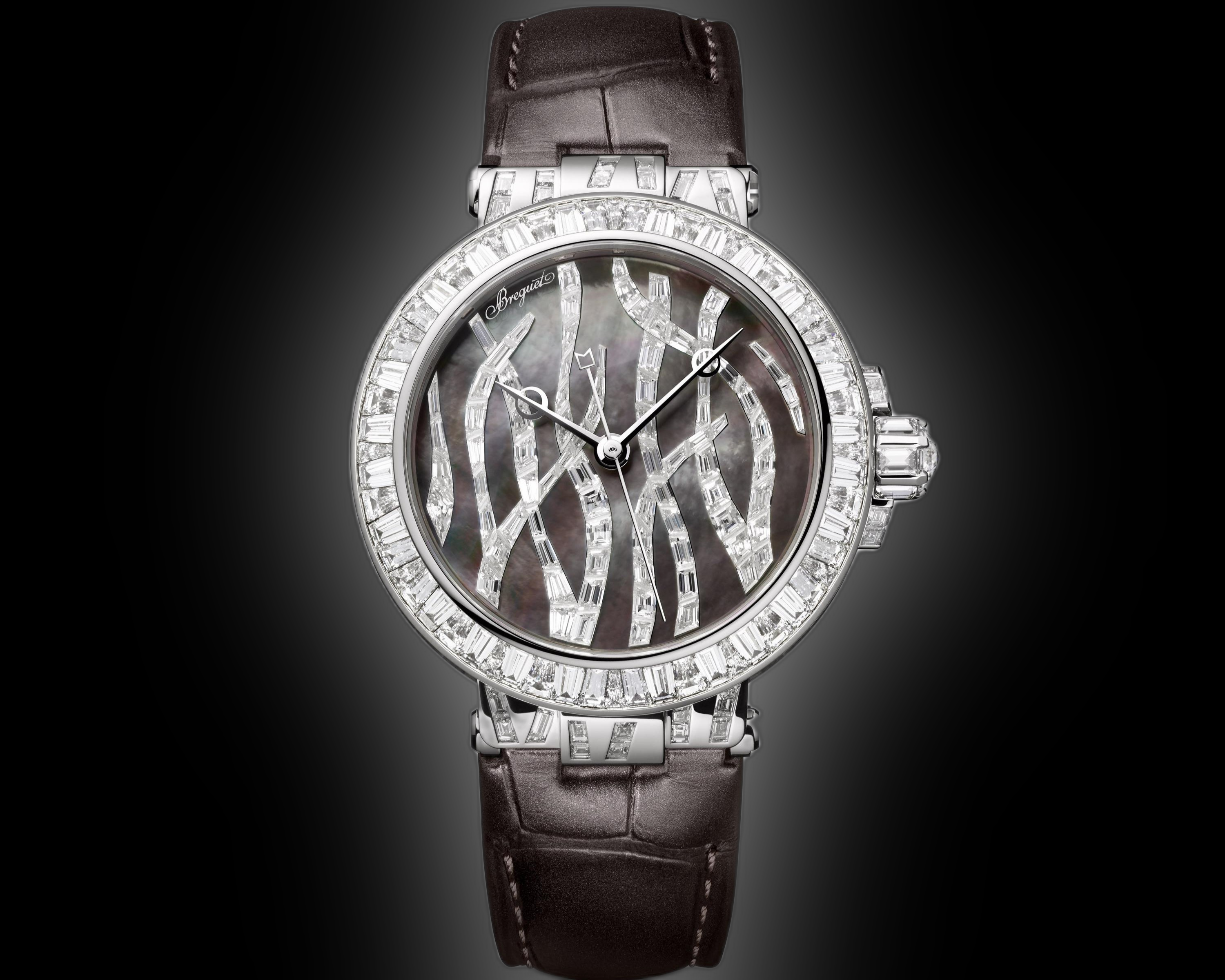 Breguet Marine 9509 18K White Gold, 35.8 mm, Haute Joaillerie ...