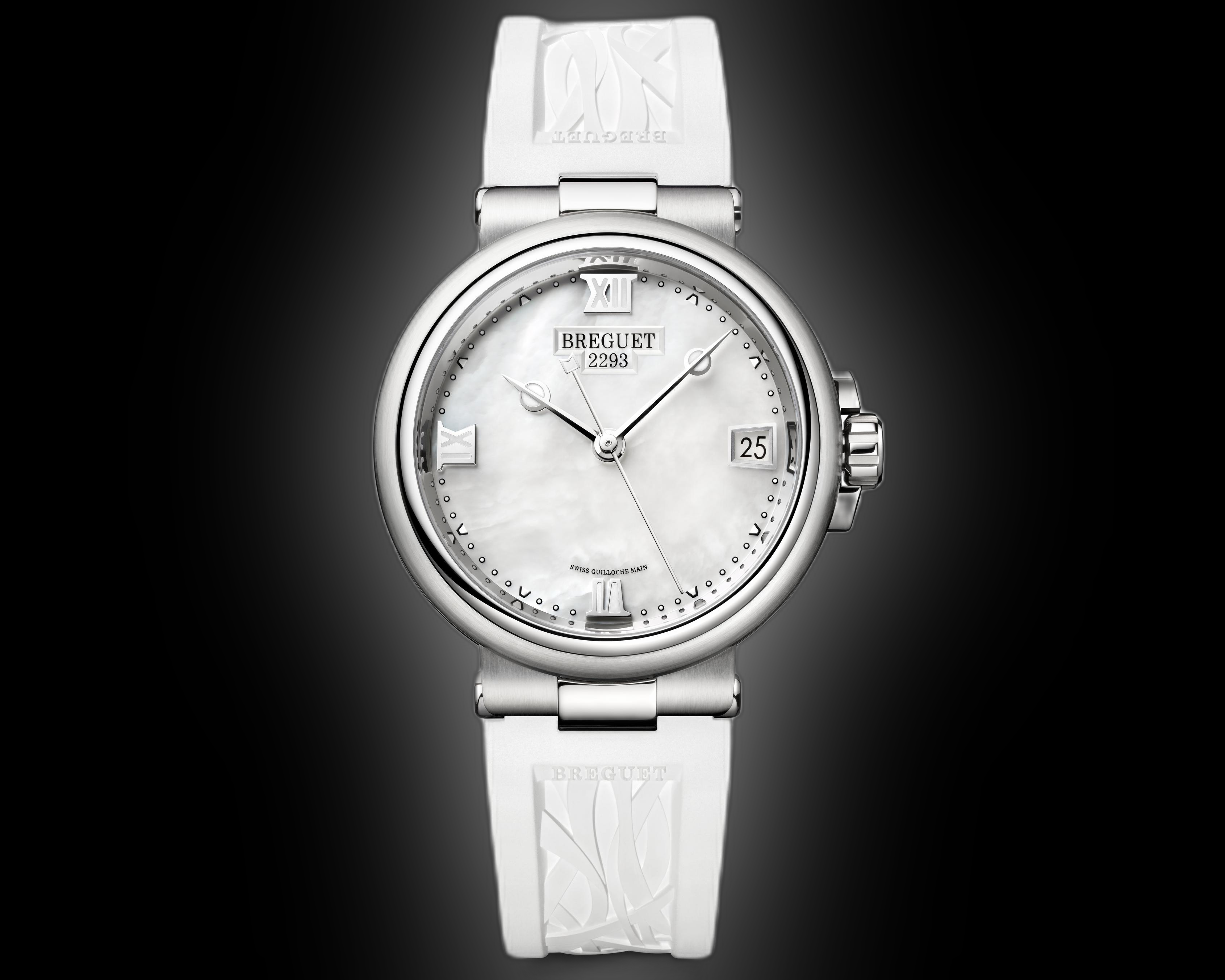 Breguet Marine 9517 Natural Pearly White Dial, Steel, Dame, Self