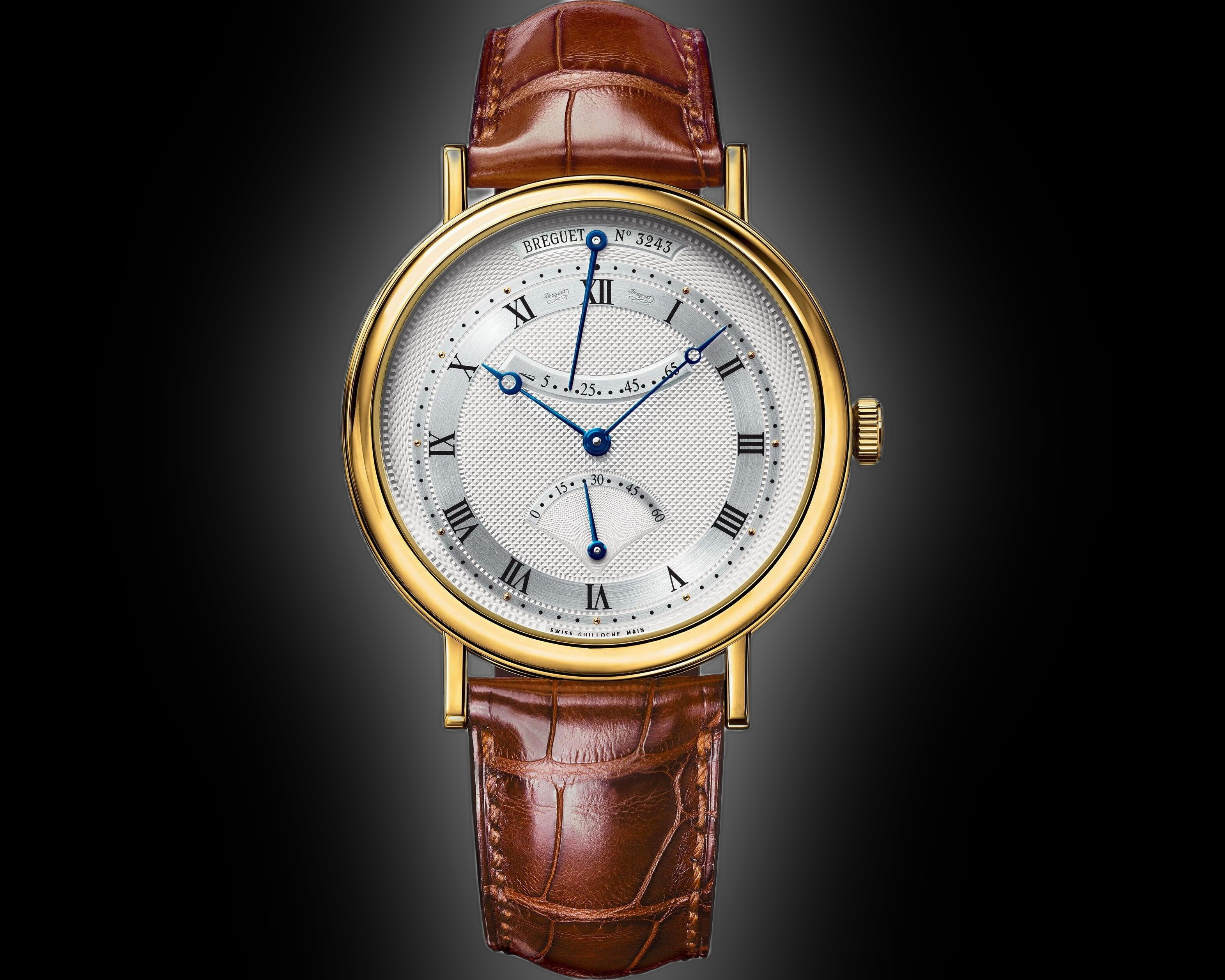 Breguet レザーベルト ブラウン BREGUETブレゲ 純正レザーベルト&純正