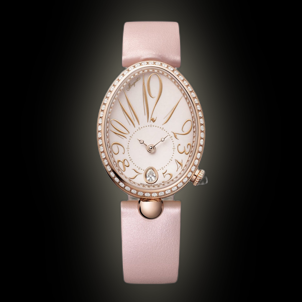 Breguet Reine de Naples 8918 Pastel Pink Dial, 18K Rose Gold, 28.5