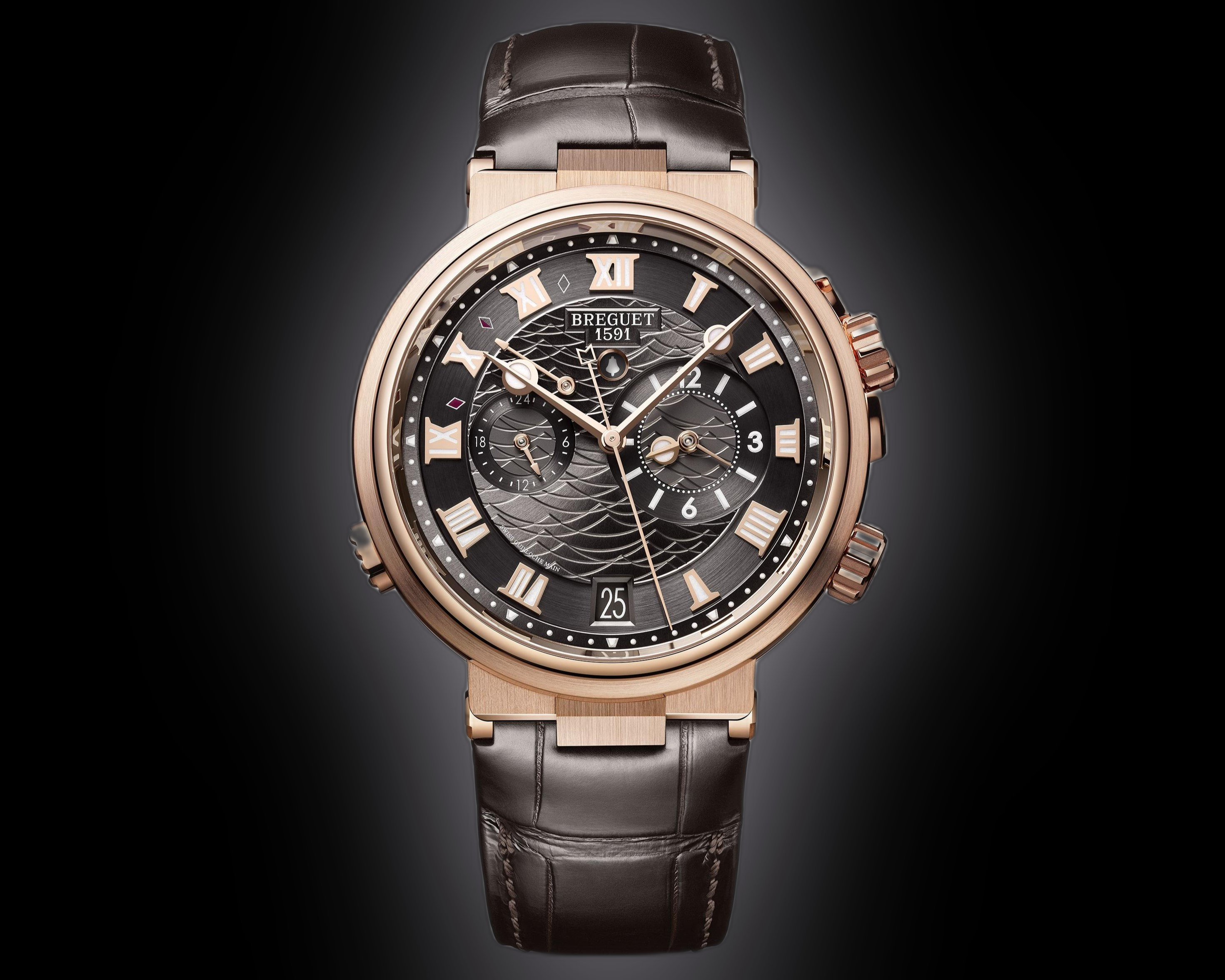 Breguet Marine 5547 Grey Dial, Titanium, Alarme Musicale, Self-Winding