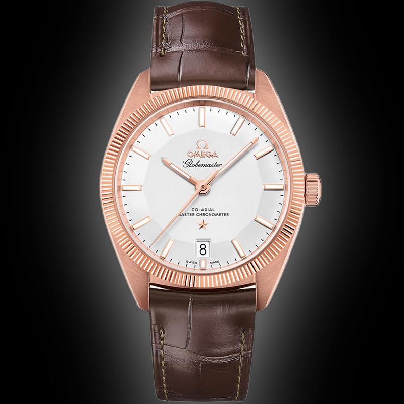 Omega Constellation Globemaster Silver Dial, 18K Sedna