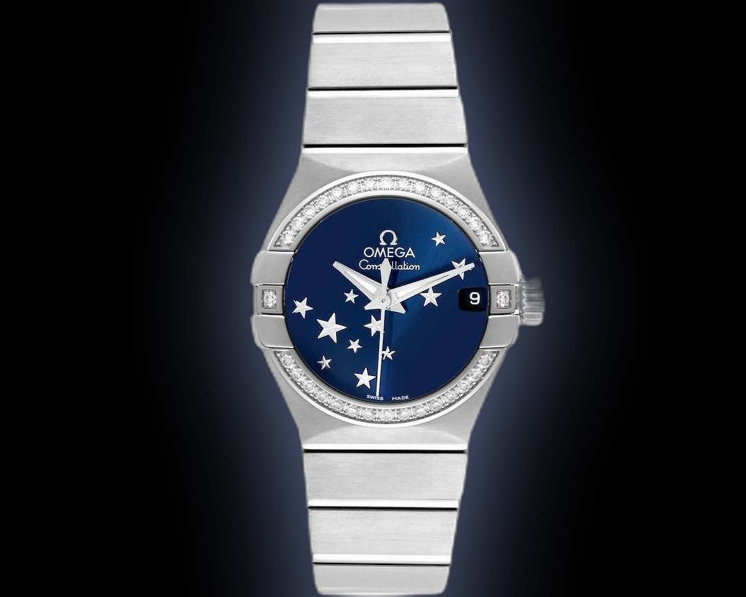 Omega Constellation 27 123.15 Blue Dial, Stainless Steel, 27.0 mm