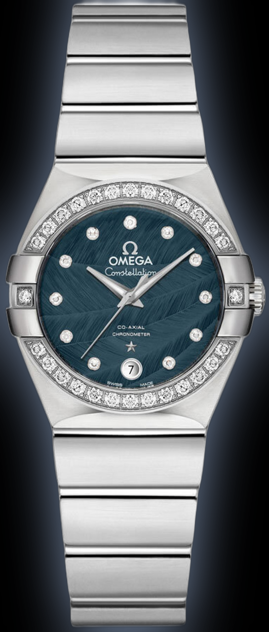 真光誌51.102.124.139～142.147.150.151.160号 Omega Constellation 27 123.15 Blue Lacquered Dial, Stainless