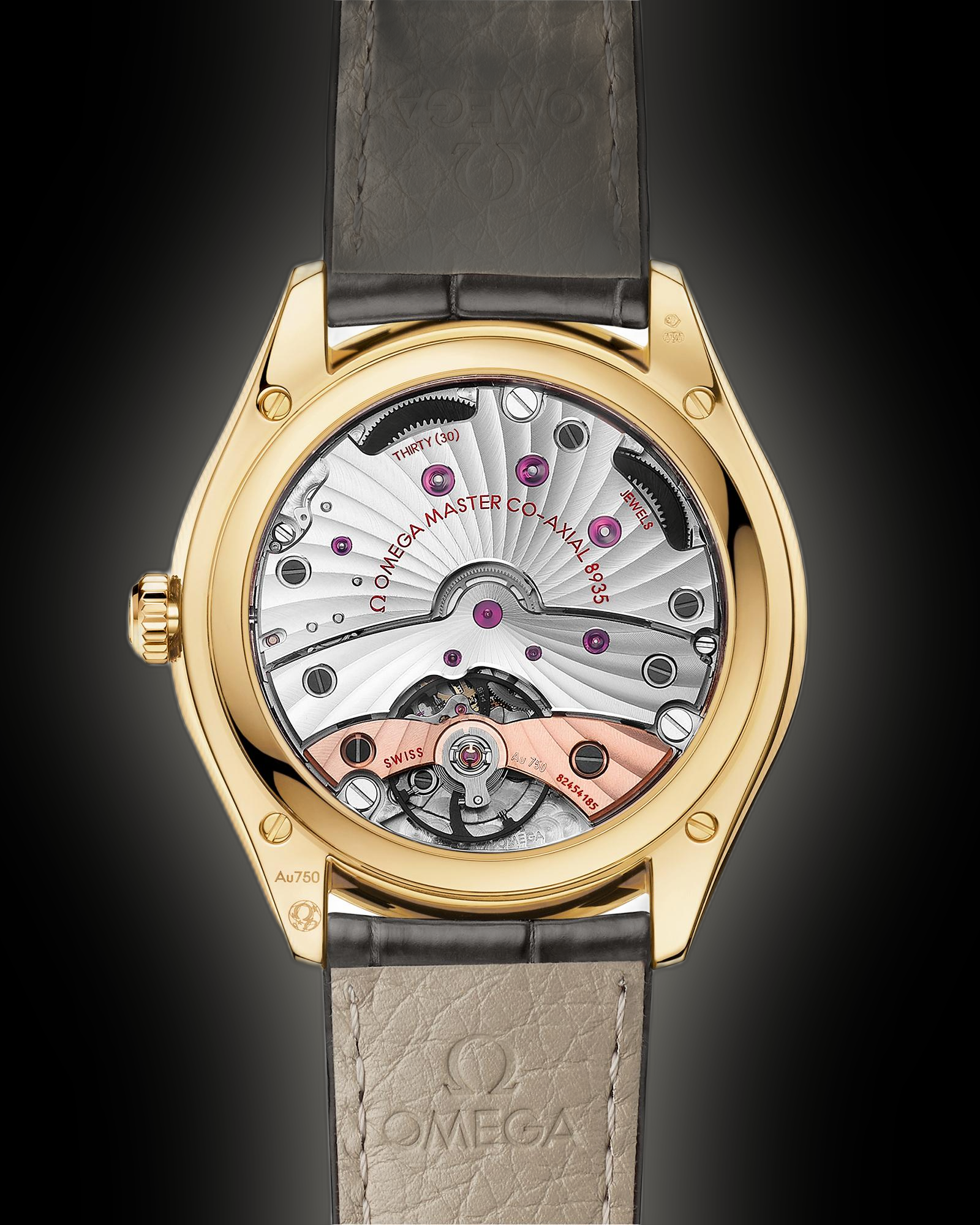 Omega De Ville Trésor 435.53 Silver Dial, 18K Yellow Gold, 40.0 mm