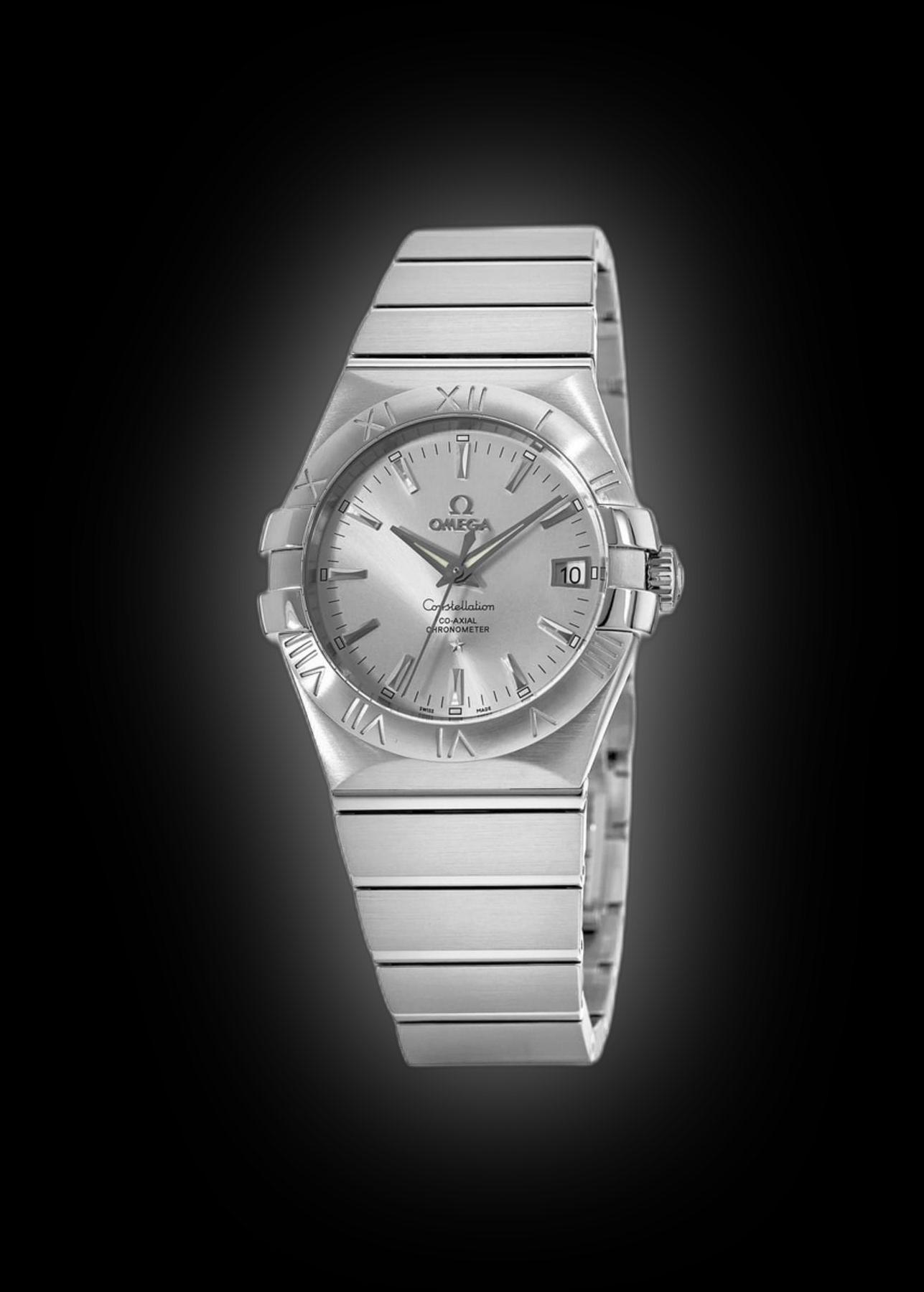 Omega Constellation 35 123.10 Silver Dial, Stainless Steel, 35.0
