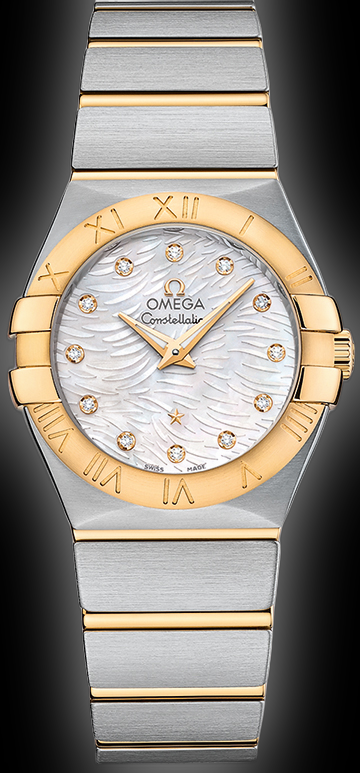 Omega Constellation 27 123.20 Mother of Pearl Dial, Yellow