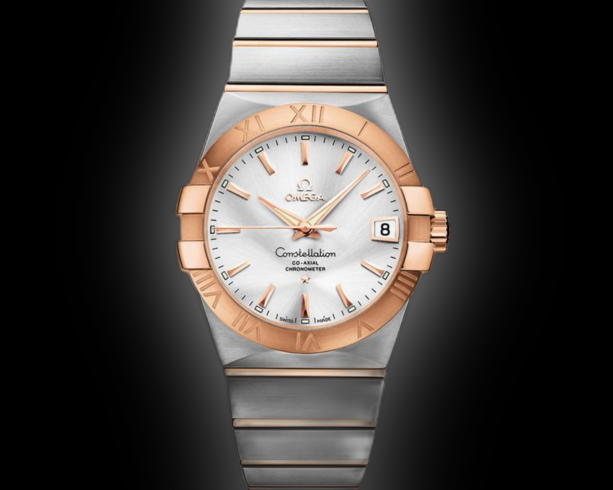 Omega Constellation 27 123.20 Mother of Pearl Dial, Yellow