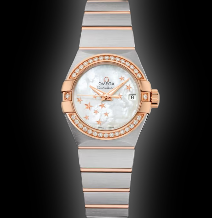 Omega Constellation 27 123.25 White Mother of Pearl Dial