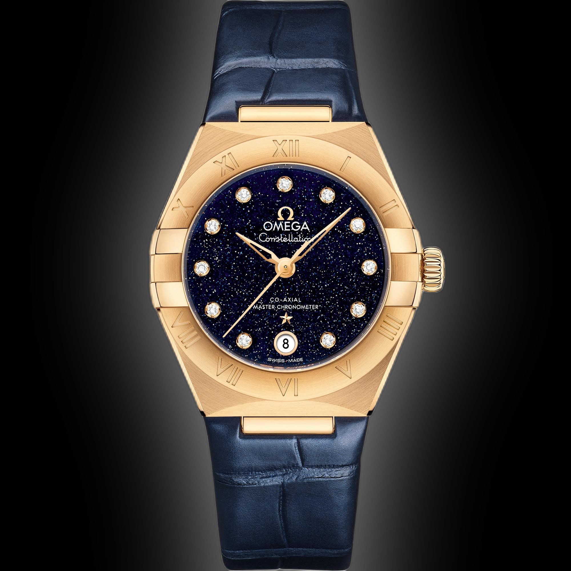 Omega Constellation 131.53 Blue Dial, 18K Yellow Gold, 29.0 mm