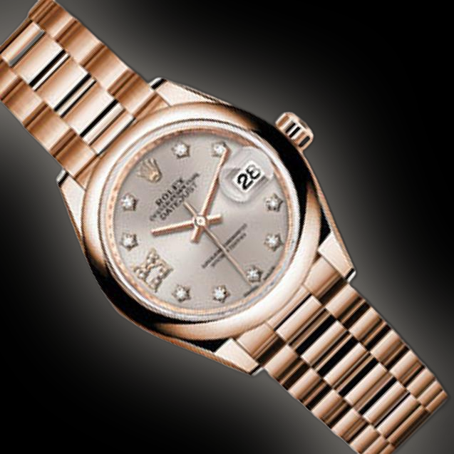 Rolex Lady-Datejust 28 279165 Sundust Dial, 18k Everose Gold, 28.0