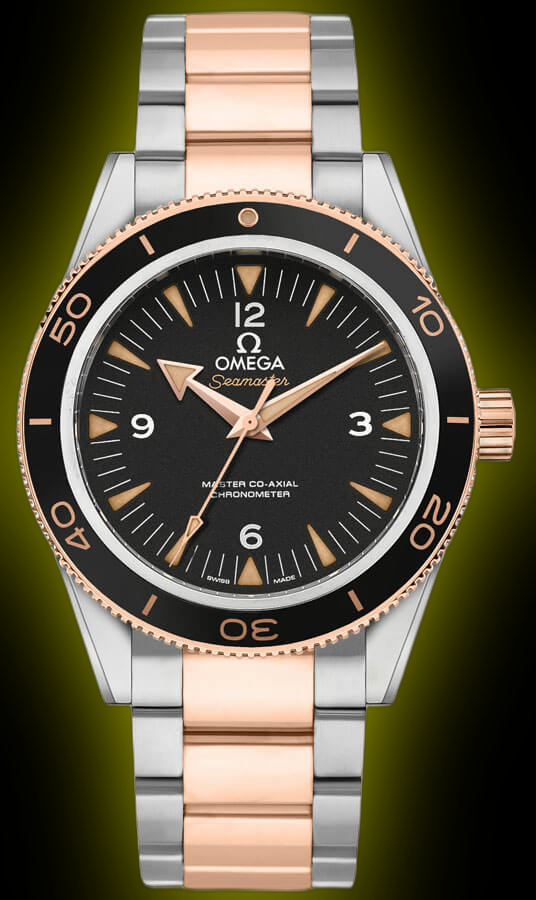 Omega Seamaster 300 233.20 Black Dial, Sedna Gold, 41.0 mm, Co-Axial